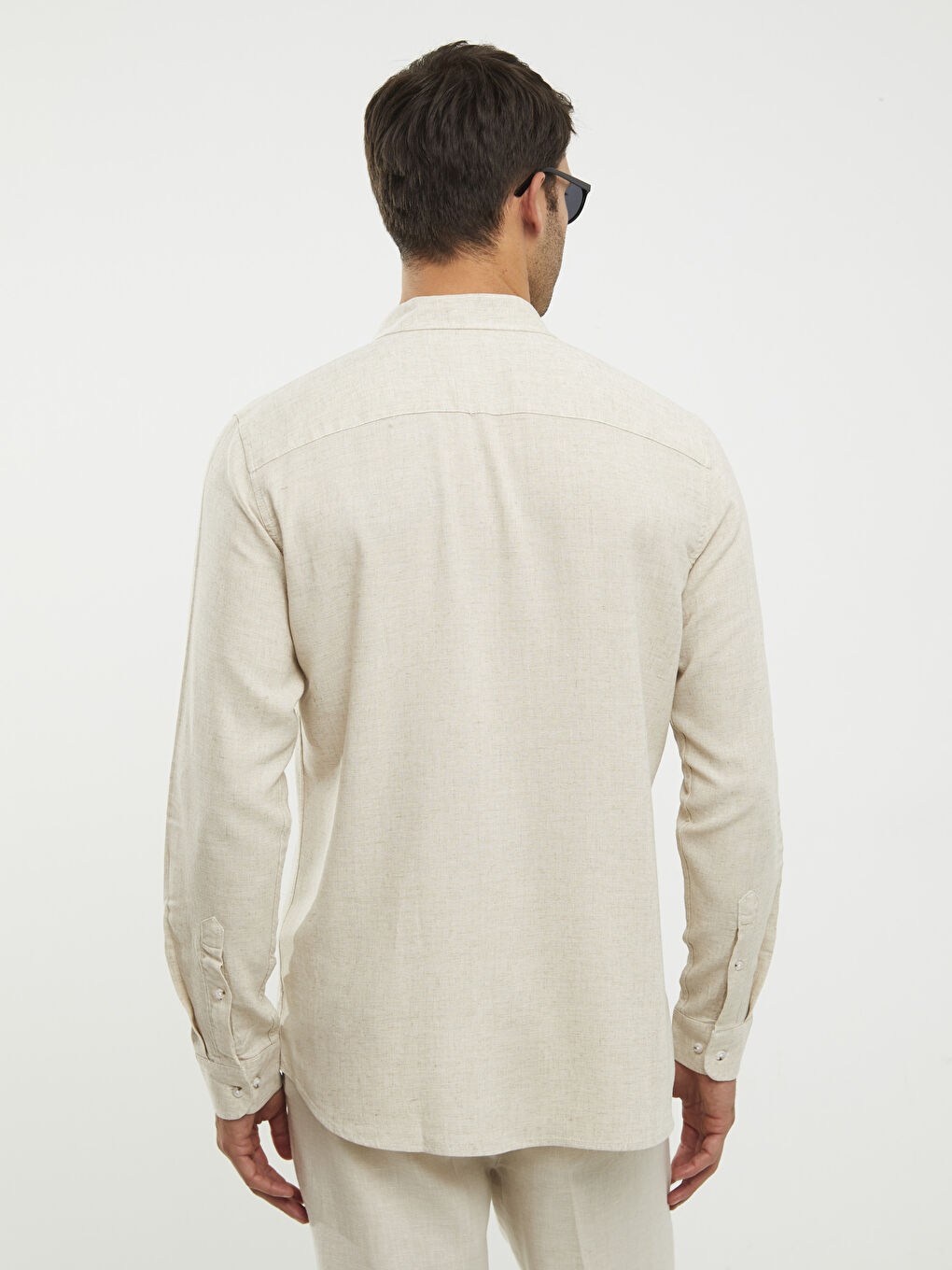 قميص كم طويل سليم فيت رجال-9