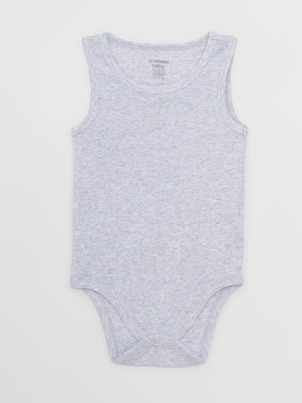 Body Bébé Garçon Imprimé en Coton à Col Rond avec Fermeture à Pression Lot de 2-1