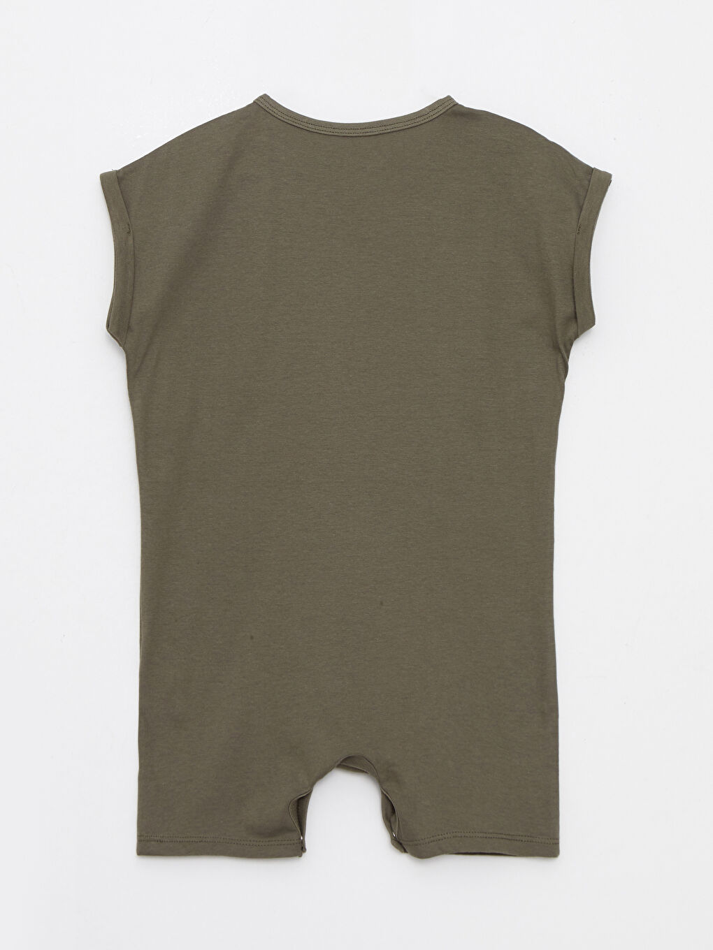 Crew Neck Printed Cotton Baby Boys' Jumpsuit-1