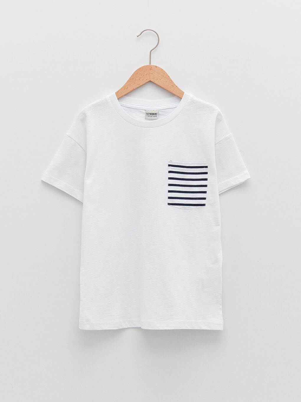 Crew Neck Striped Short Sleeve Boys' T-Shirt