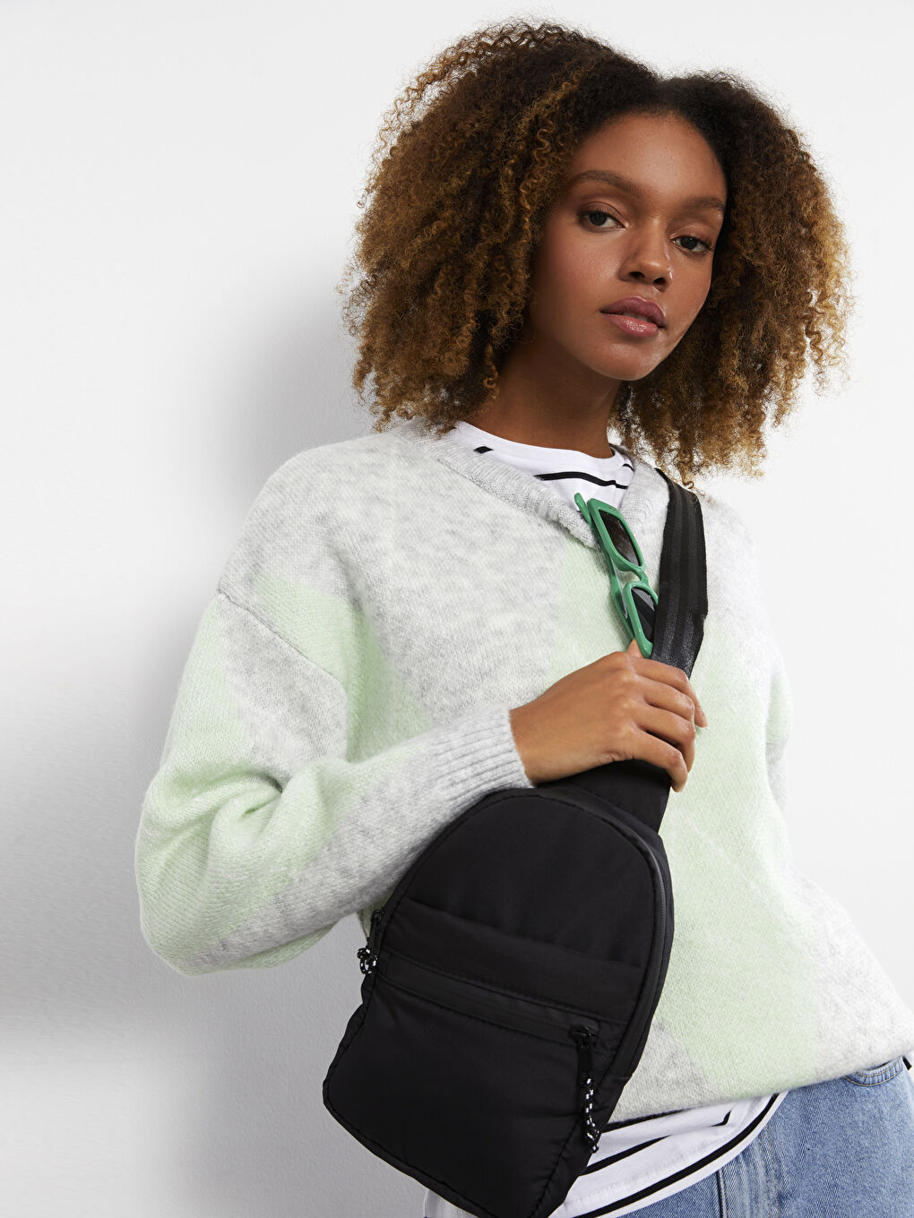 Women's Backpack and Chest Bag with Cross Shoulder Straps