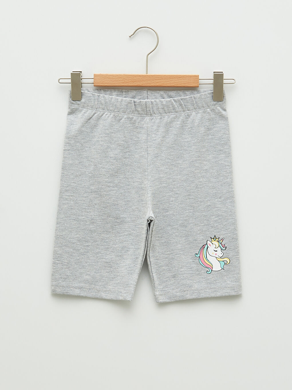 LCW Kids Rundhalsausschnitt Bedrucktes Kurzarm T-Shirt und Leggings für Mädchen -S2BM12Z4-F9C