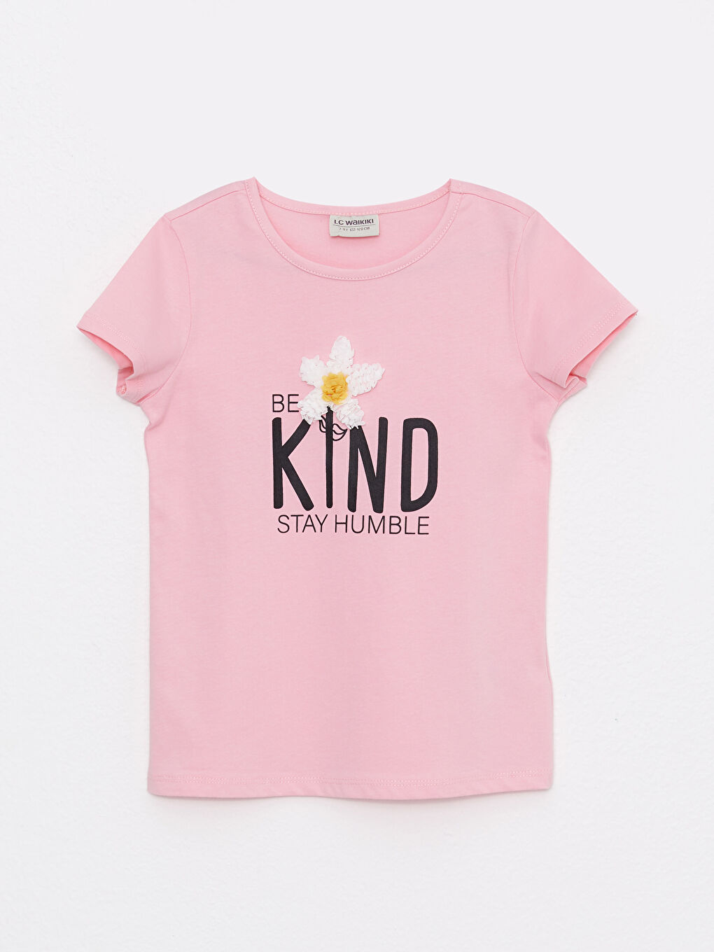 Ensemble T-Shirt et Legging 2 Pièces Fille Imprimé Col Rond Manches Courtes-1