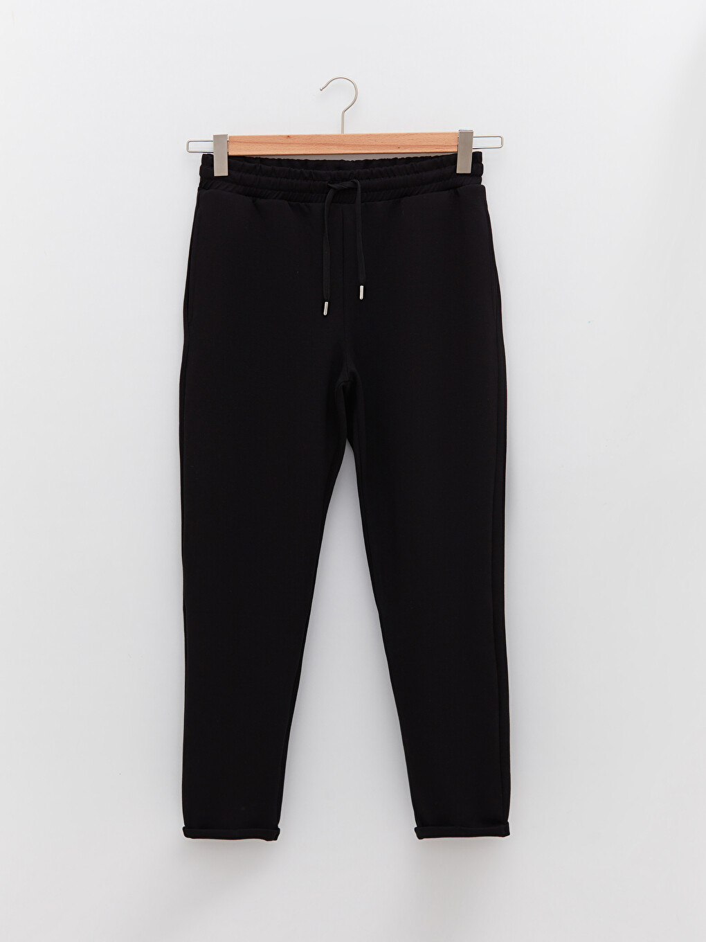 Pantaloni De Trening Drepți Cu Talie Elastică Pentru Femei-5