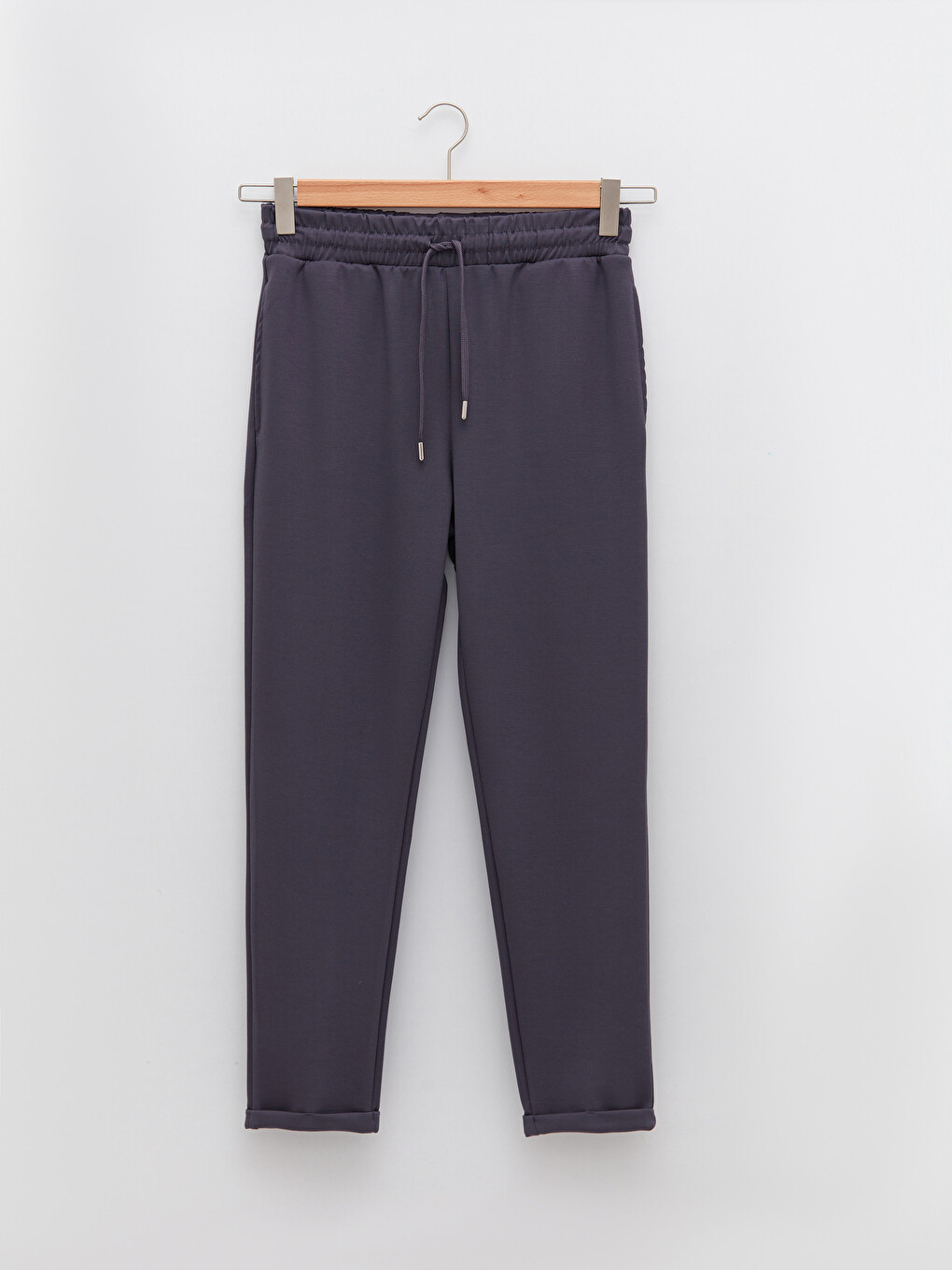 Pantaloni De Trening Drepți Cu Talie Elastică Pentru Femei-6