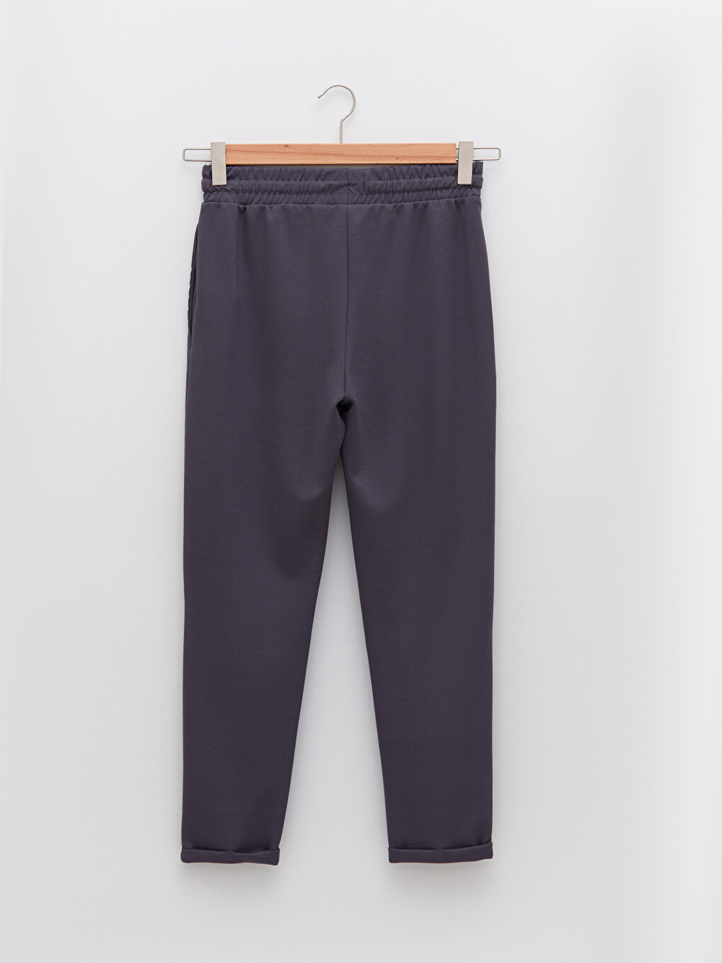 Pantaloni De Trening Drepți Cu Talie Elastică Pentru Femei-7