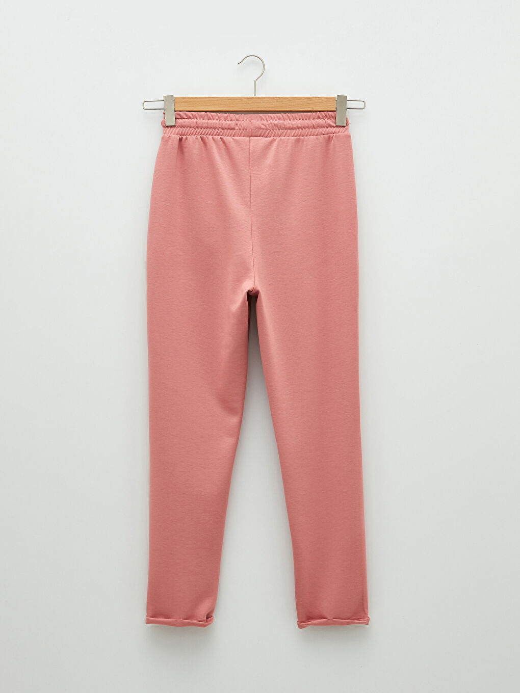 Women's Elasticated Waist Plain Sweatpants-6