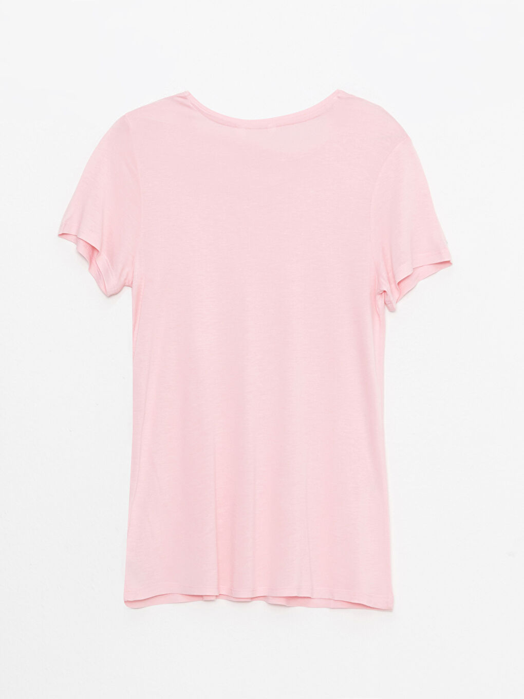 Ekru Bisiklet Yaka Çiçekli Kısa Kollu Viskon Kadın Pijama Takım-8