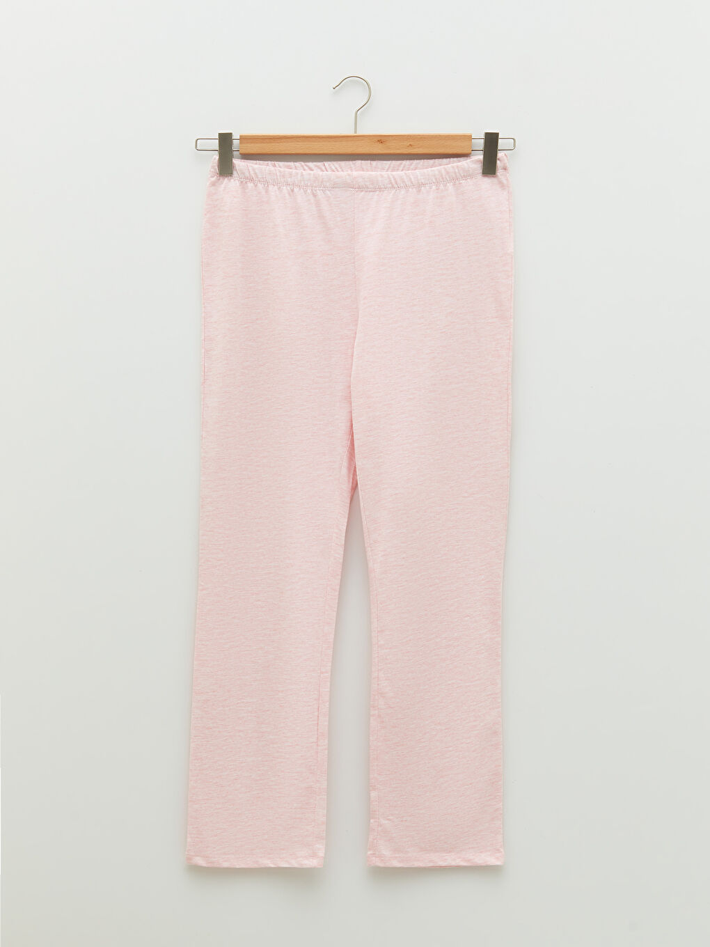 طقم بيجامة كم طويل سادة بياقة دائرية للسيدات-7