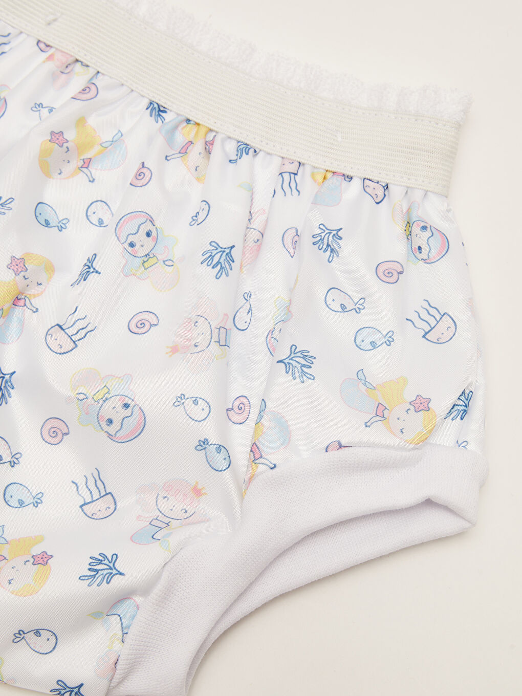 Beli Lastikli Baskılı Kız Bebek Alıştırma Külodu-2