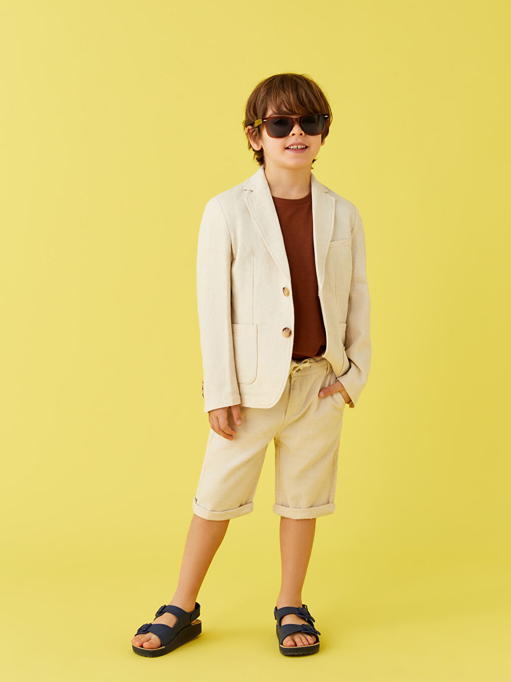 LCW Kids Ekru Basic Erkek Çocuk Roller - 1