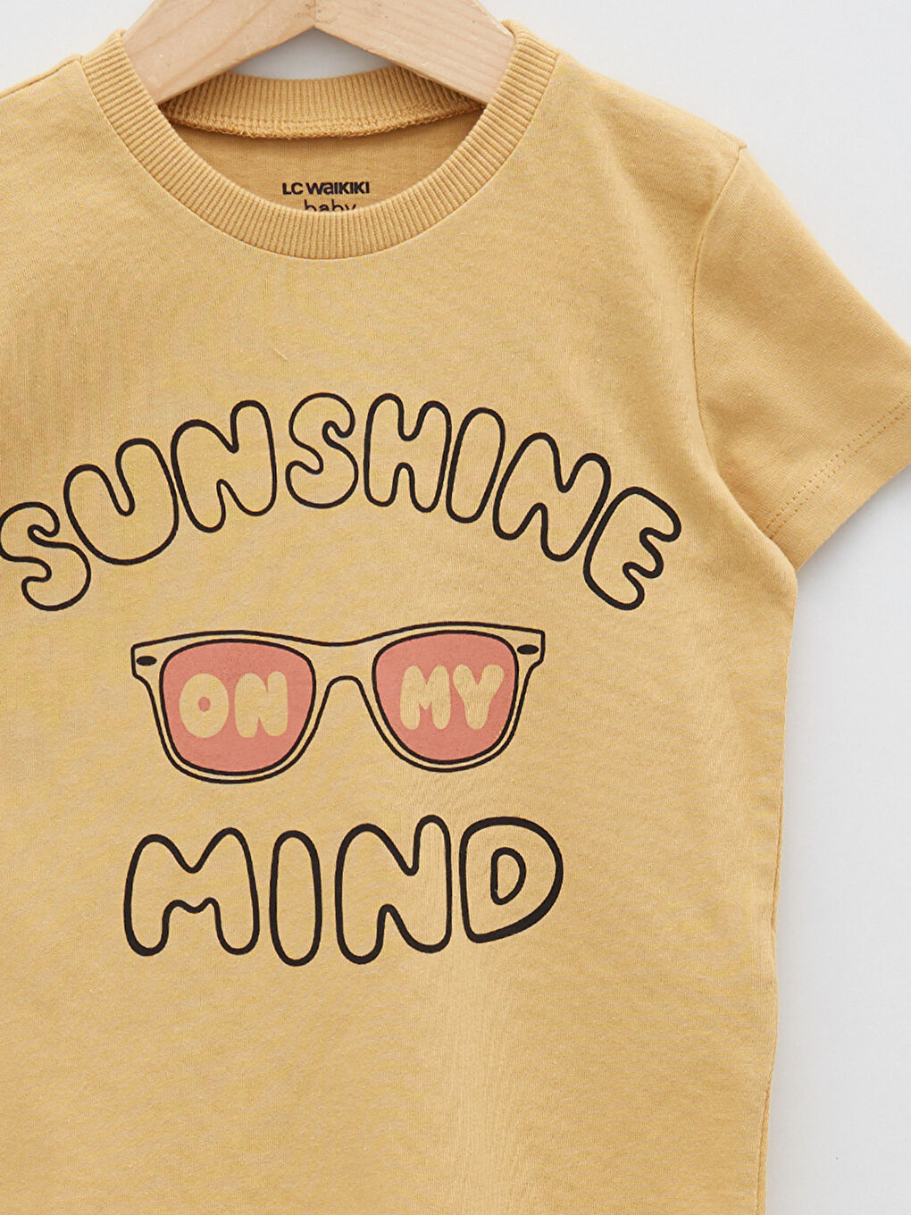 T-shirt bébé garçon imprimé à manches courtes et col rond-2