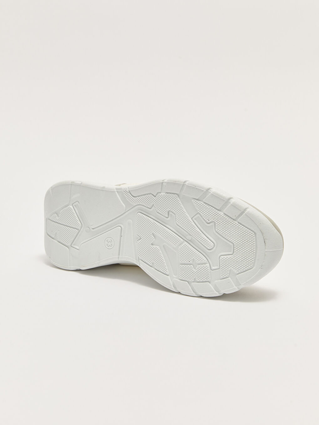 Beyaz Renk Bloklu Bağcık ve Cırt Cırtlı Erkek Çocuk Spor Ayakkabı-3