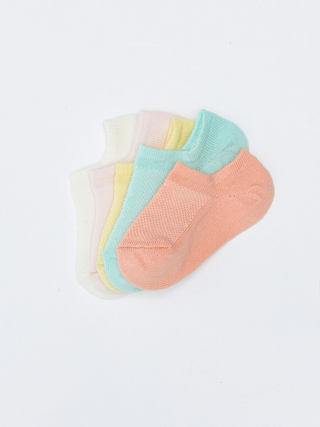 جوارب تدريب أساسية للبنات الرضع - عبوة من ٥ قطع