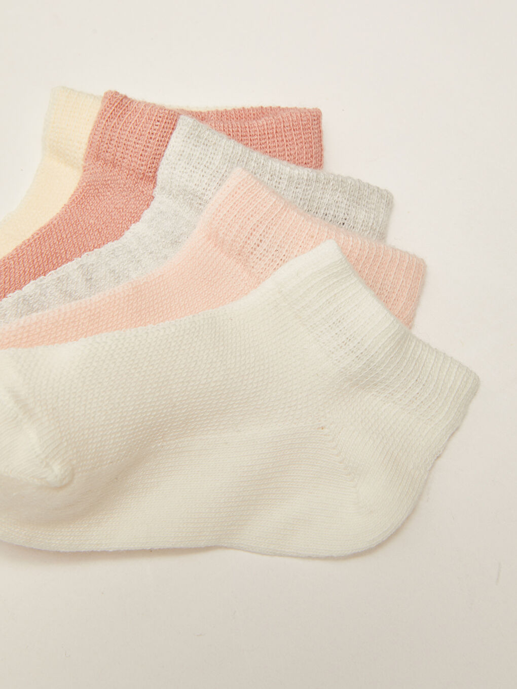 LC Waikiki Basic Baby Girls' Ankle Socks 5 Pack -S2BN63Z1-S30