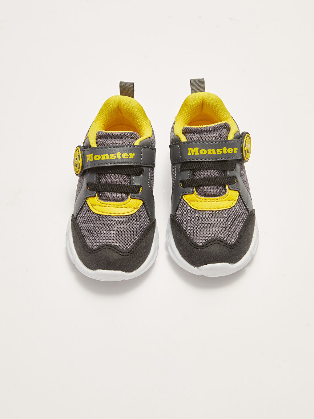 أحذية رياضية أولاد رضع مطبوعة بأربطة وجزمة بشريط لاصق-5