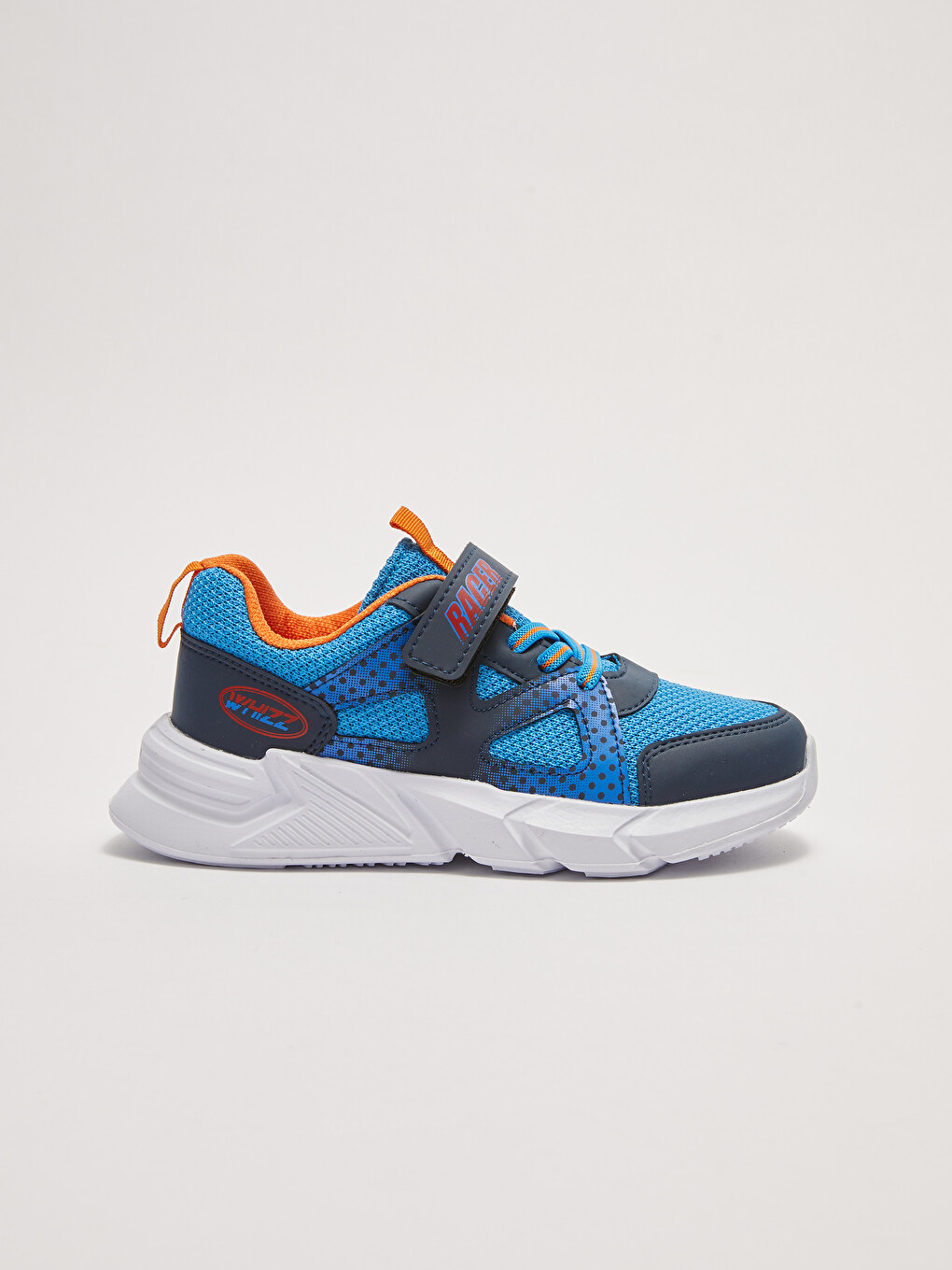 Color Block Laces & Hook-and-Loop Boys' Sneakers-1