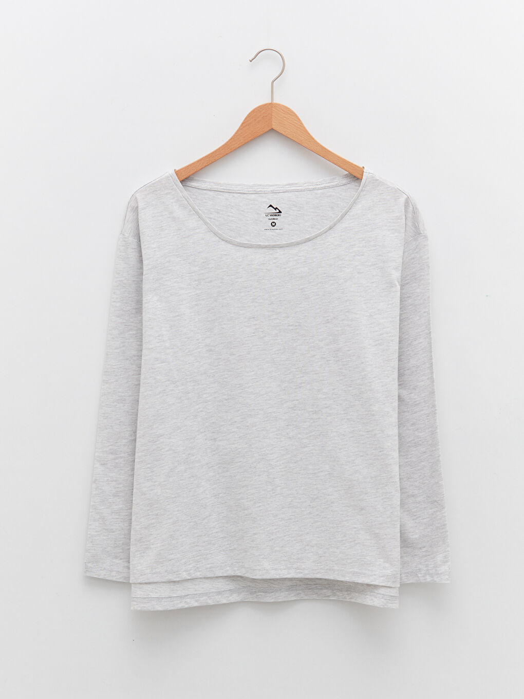 LCW OUTDOOR Boat Collar Straight Long Sleeve Women's Outdoor T-Shirt -S2BN75Z8-L8T