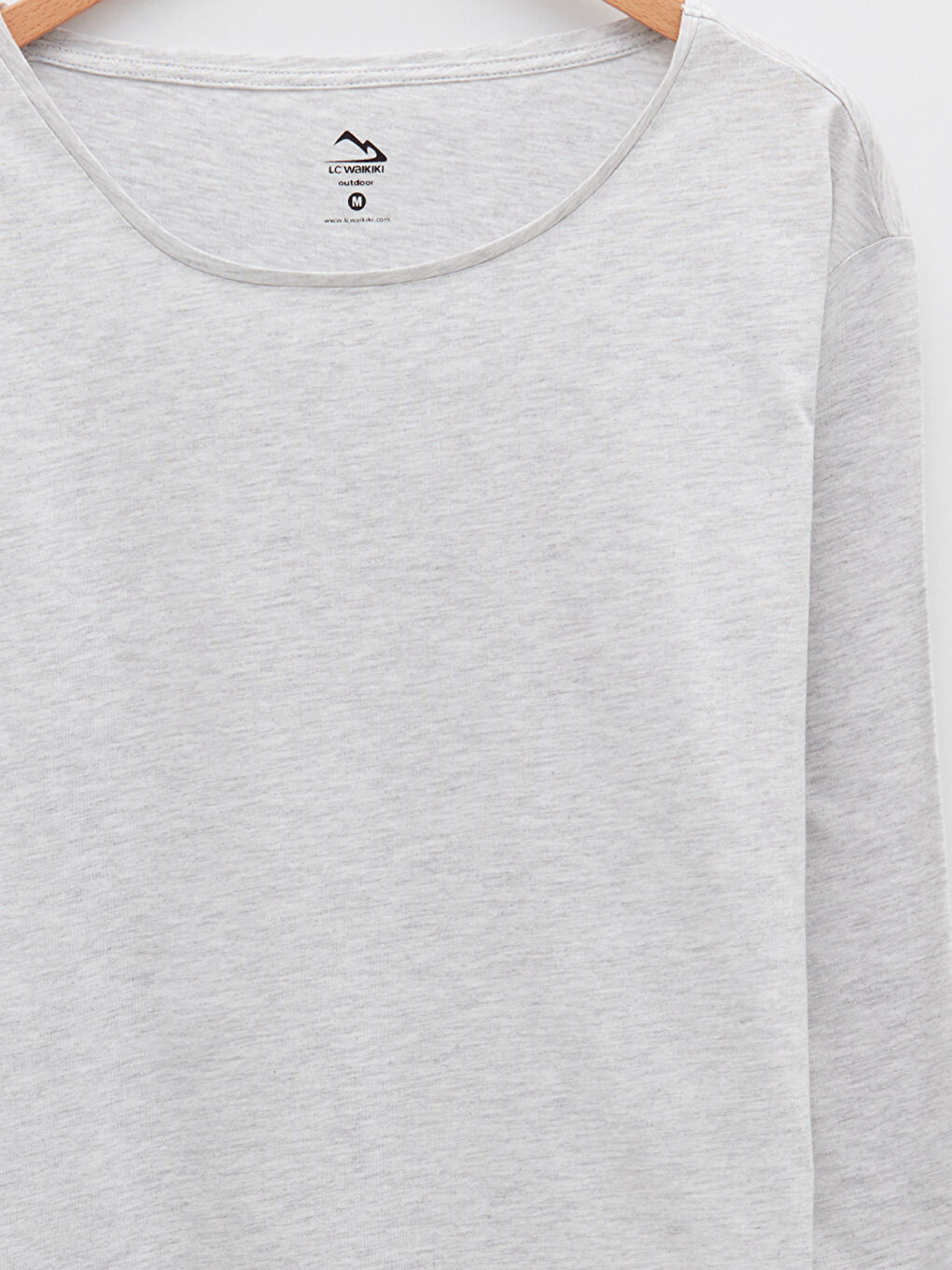 LCW OUTDOOR Boat Collar Straight Long Sleeve Women's Outdoor T-Shirt -S2BN75Z8-L8T