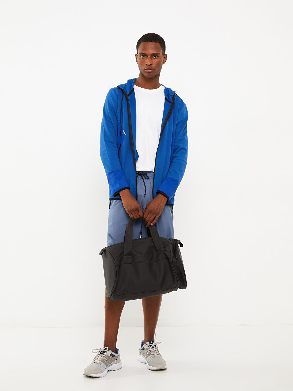 حقيبة رياضية جلد صناعي للرجال-1