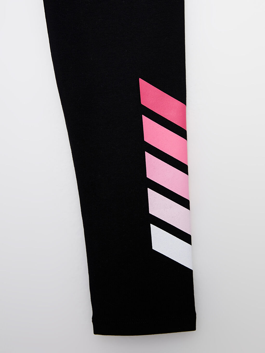 طماق بناتي طويل مخطط من القطن بخصر مطاطي-1