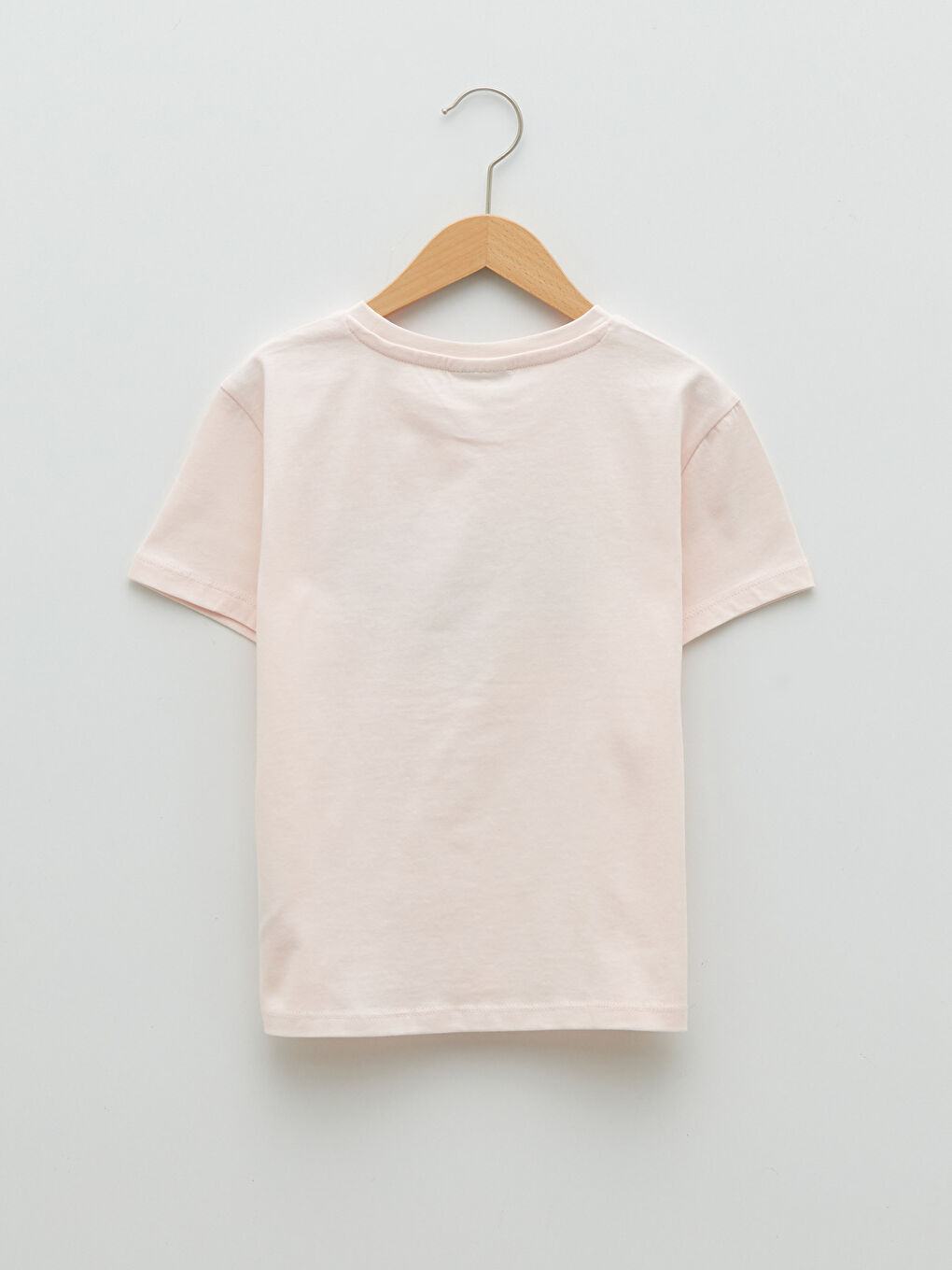 Crew Neck Printed Short Sleeve Girls' T-Shirt-1