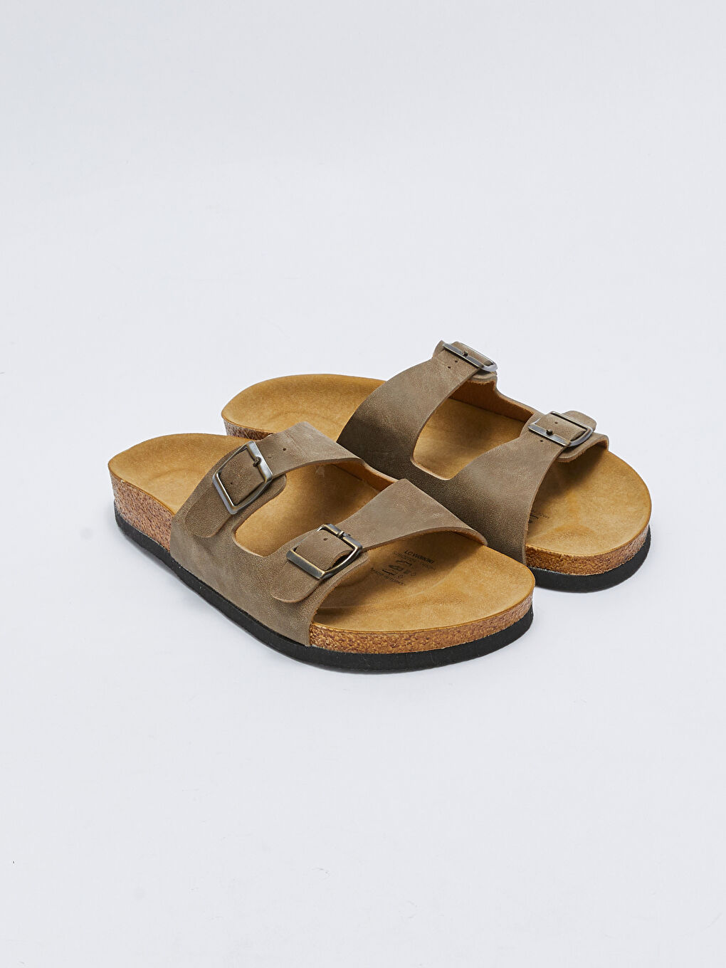 LC Waikiki Double Band Buckle Detailed Boy Slippers -S2BO27Z4-CT9