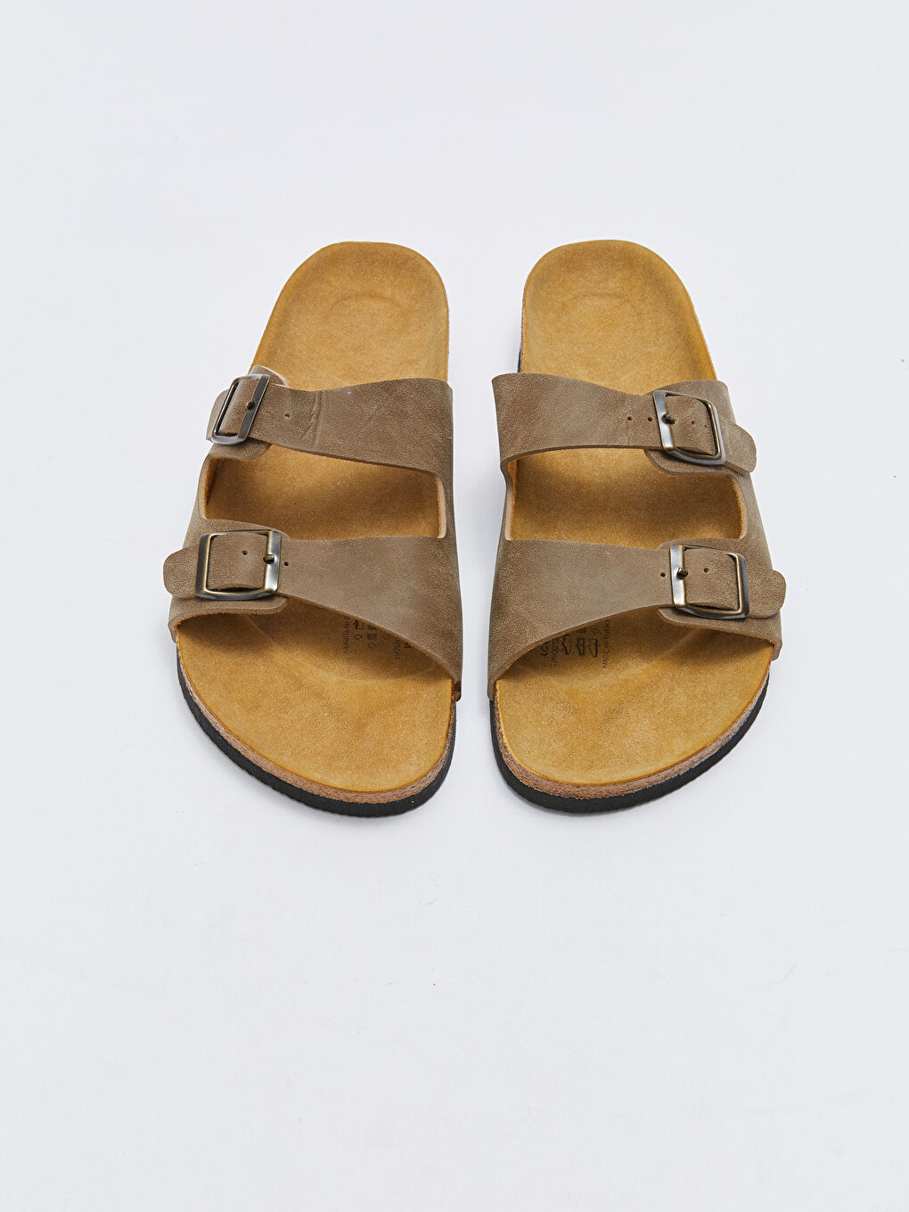 LC Waikiki Double Band Buckle Detailed Boy Slippers -S2BO27Z4-CT9