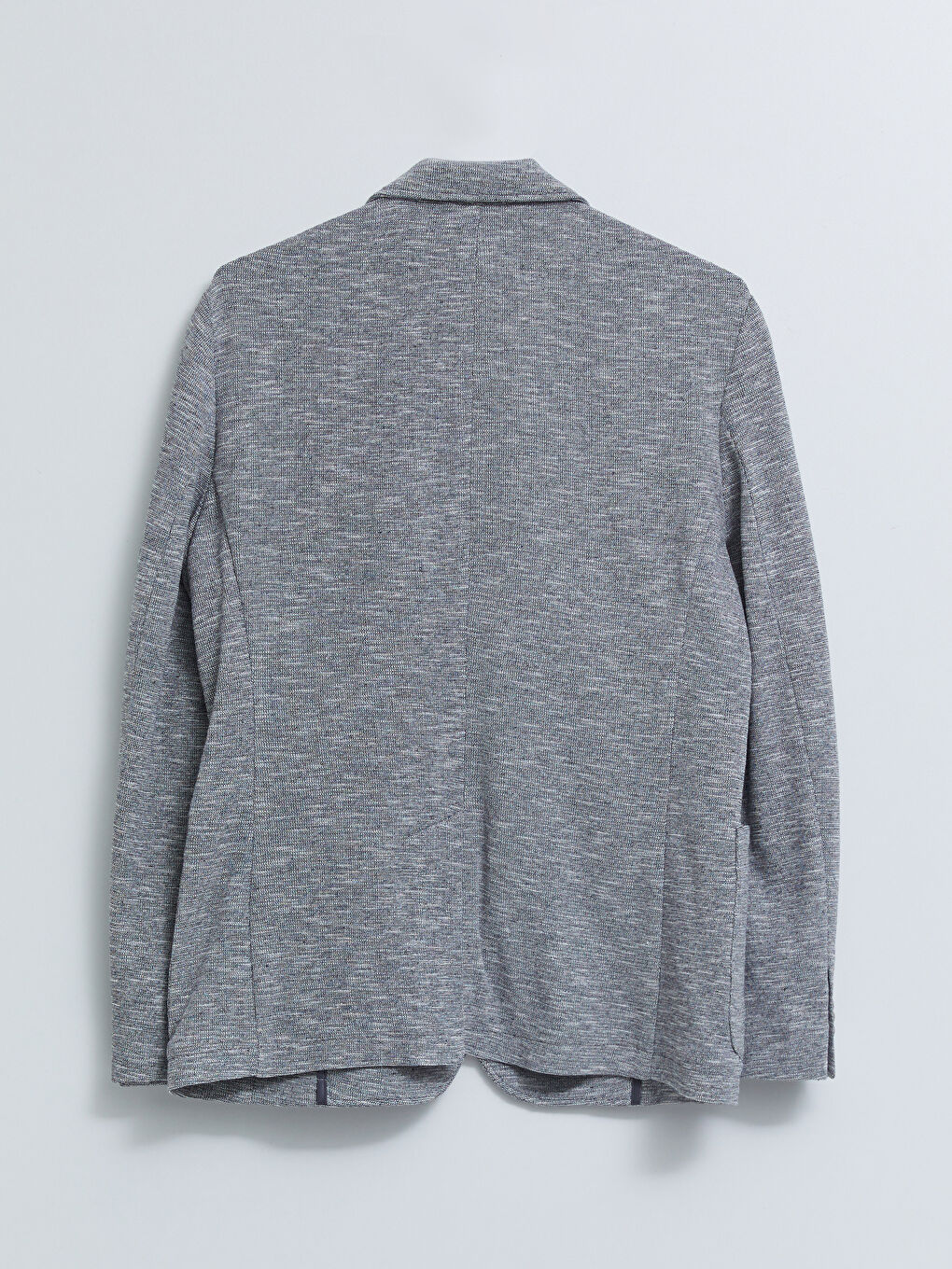 Gri Dar Kalıp Erkek Blazer Ceket-6