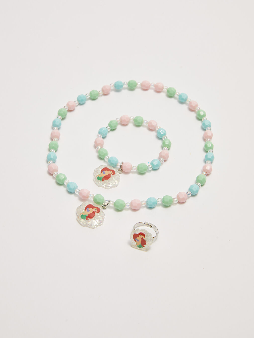 LCW ACCESSORIES Princess Licensed Girl Jewelry Set of 3 -S2BO39Z4-M0T