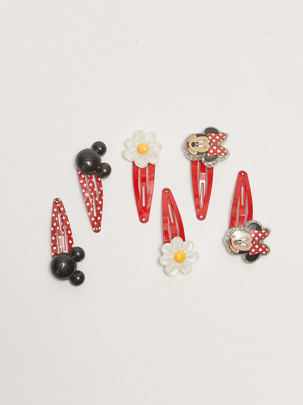 LCW ACCESSORIES Minnie Mouse Licensed Girls' Hair Clips 6 Pack -S2BO56Z4-M0T