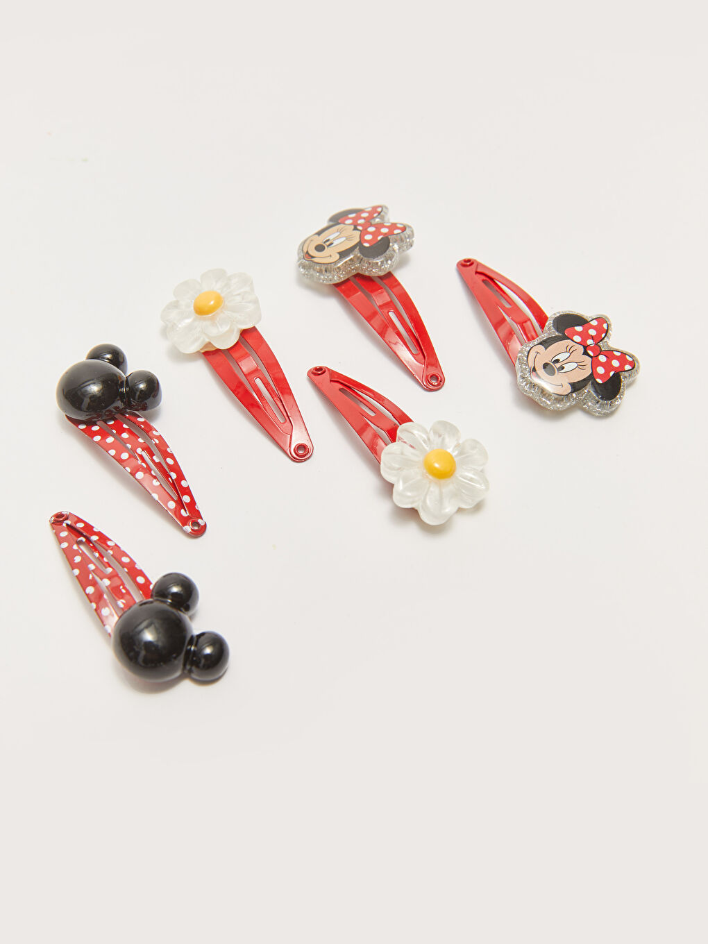 LCW ACCESSORIES Minnie Mouse Licensed Girls' Hair Clips 6 Pack -S2BO56Z4-M0T