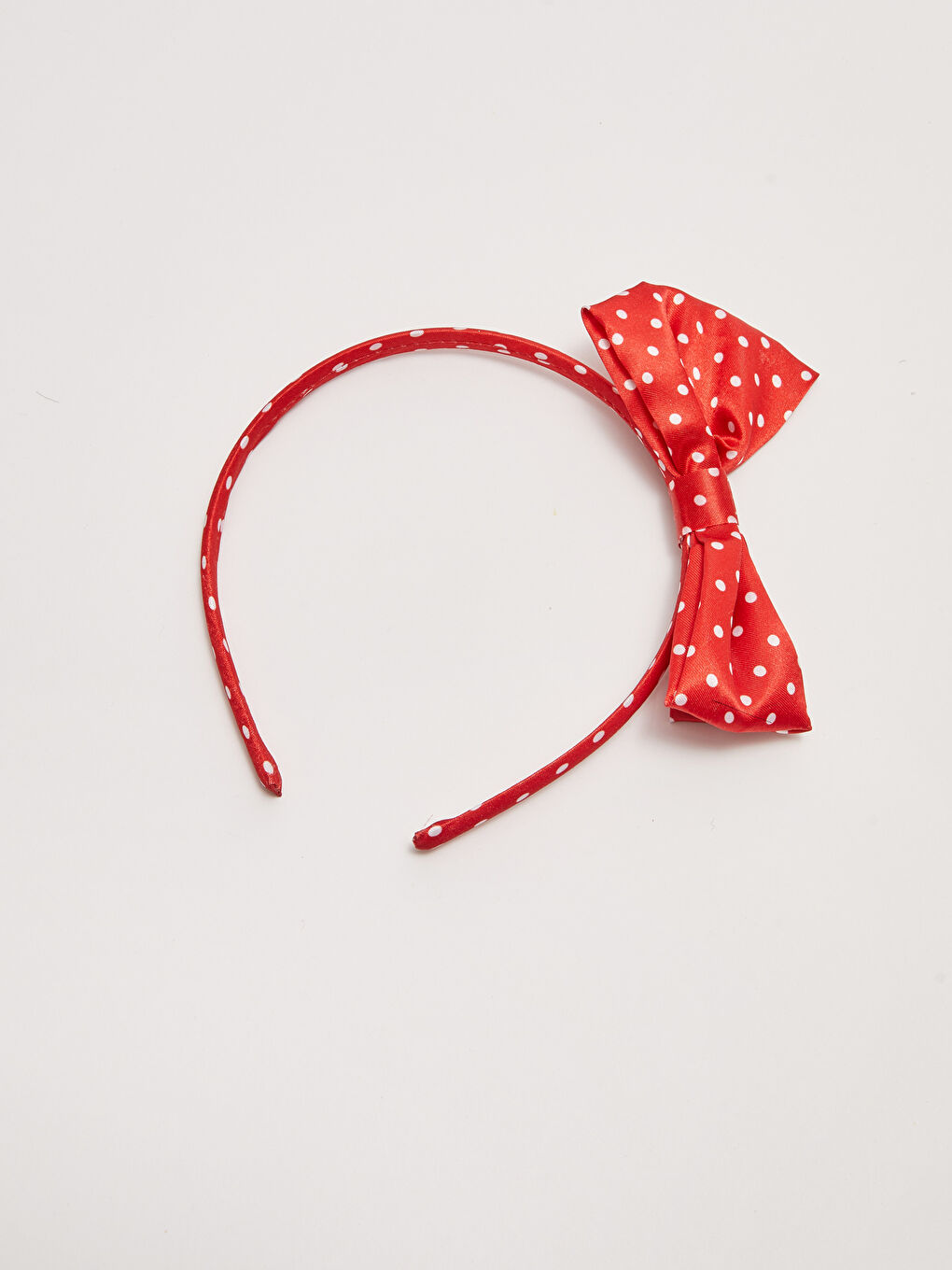 Karışık Minnie Mouse Lisanslı Puantiyeli Fiyonklu Kız Çocuk Taç-1