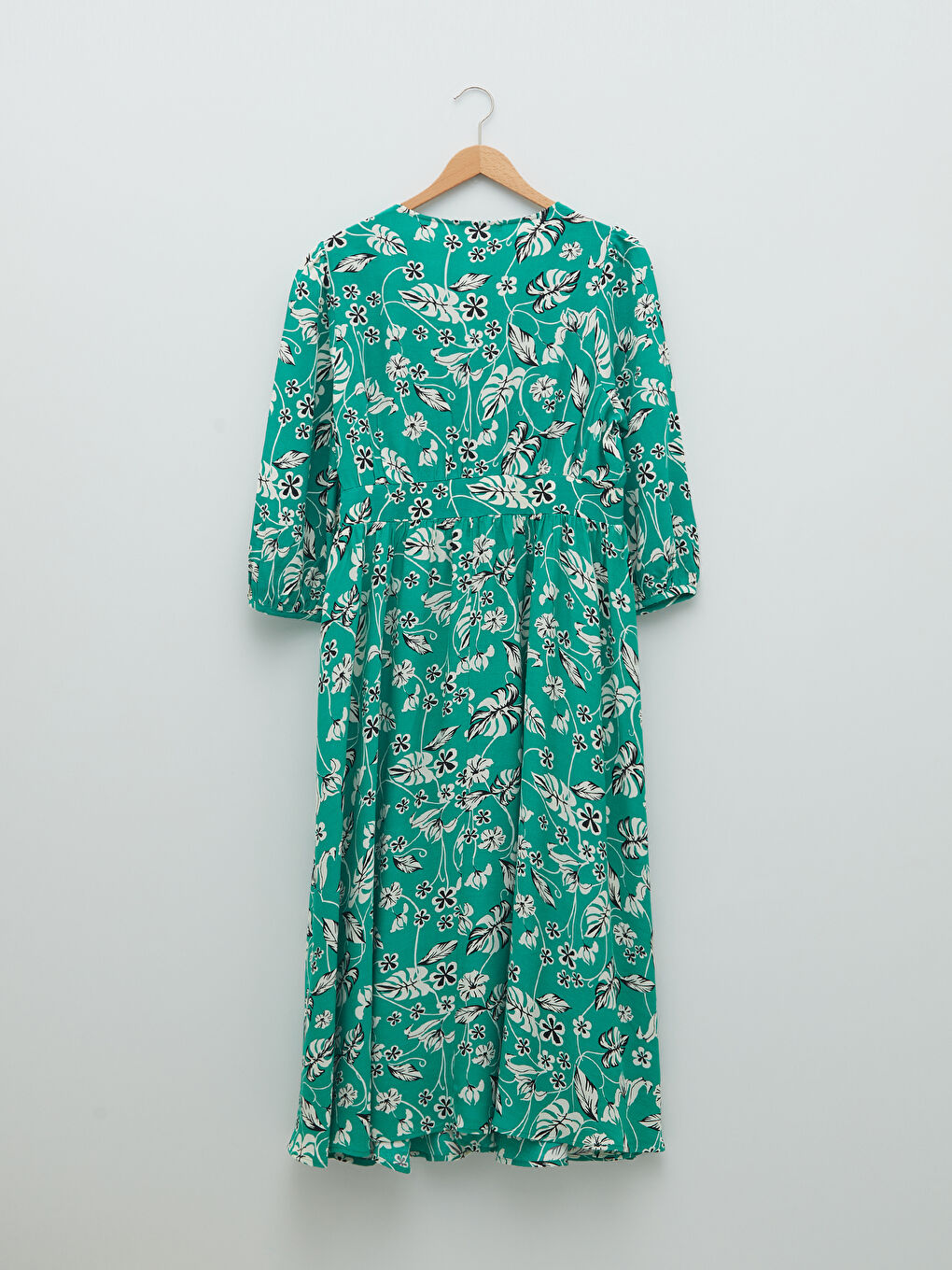 V Neck Floral Viscose Maternity Dress -S2BO74Z8-LRR