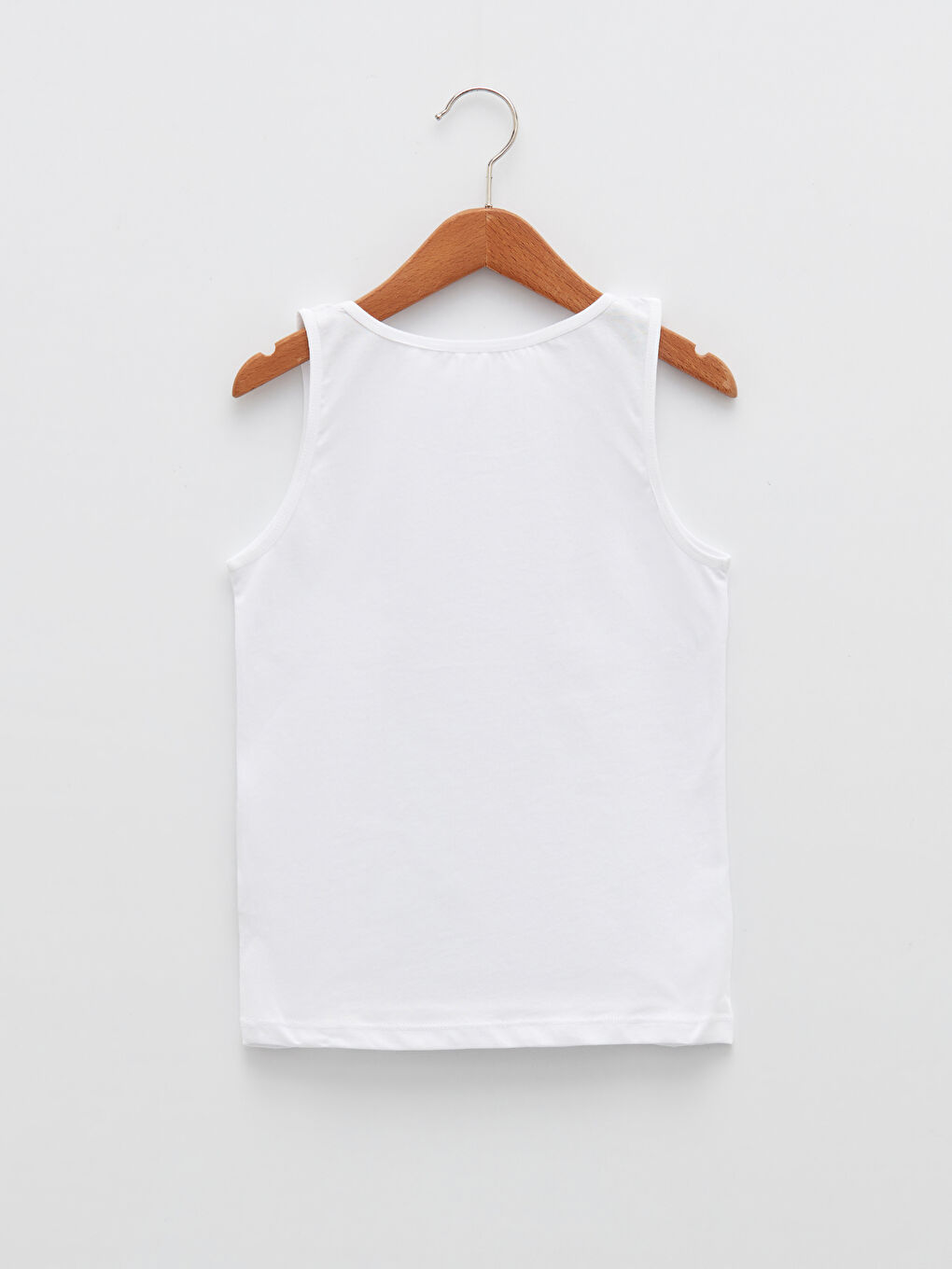 Crew Neck Printed Cotton Girl Singlet 2-Pack-4