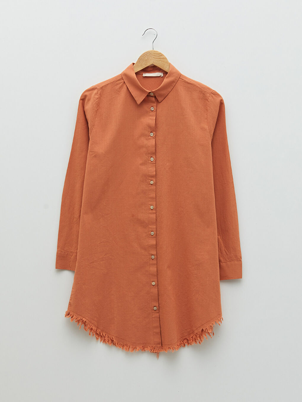 LCWAIKIKI Classic Plain Long Sleeve Women's Shirt Tunic -S2BP14Z8-GE0