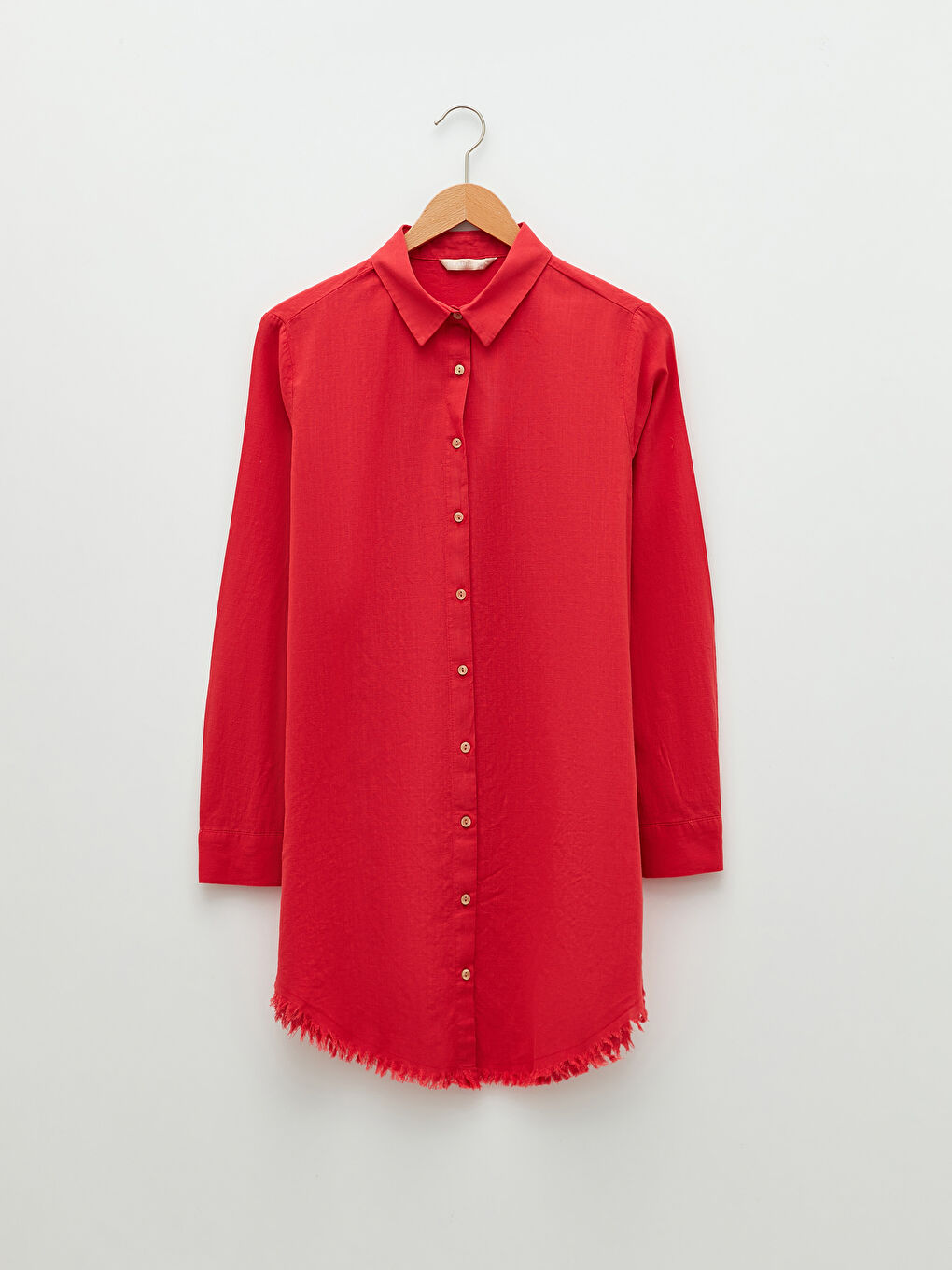 Plain Long Sleeve Women's Shirt Tunic -S2BP14Z8-GT0