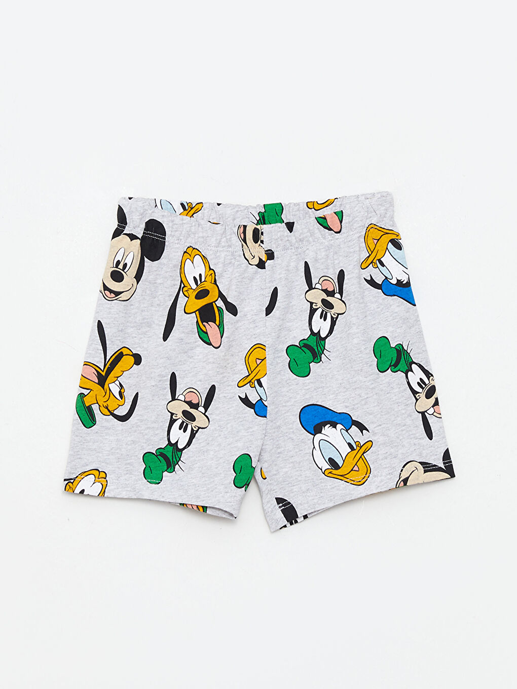 Crew Neck Short Sleeve Disney Printed Baby Boy Pajamas Set-2