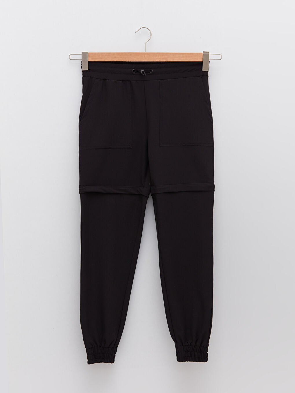 Elastic Waist Straight Pocket Detailed Women's Outdoor Jogger Pants-6