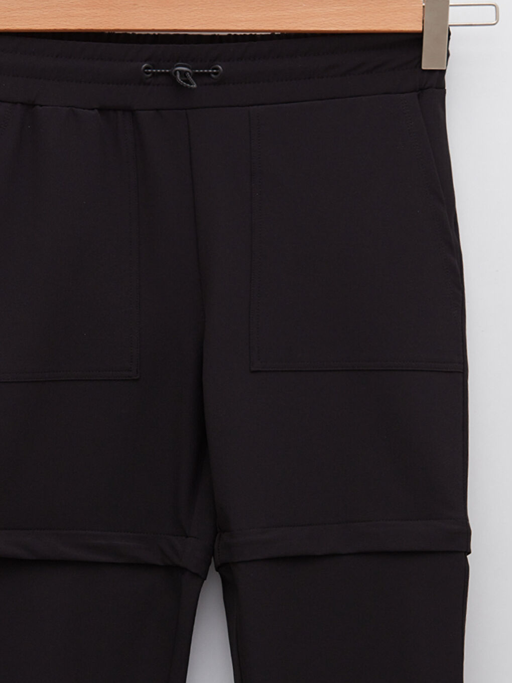 Elastic Waist Straight Pocket Detailed Women's Outdoor Jogger Pants-8