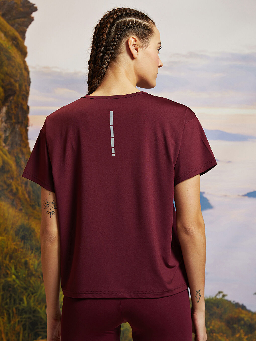 LC Waikiki Crew Neck Printed Short Sleeve Women's Outdoor T-Shirt -S2BP56Z8-R3J