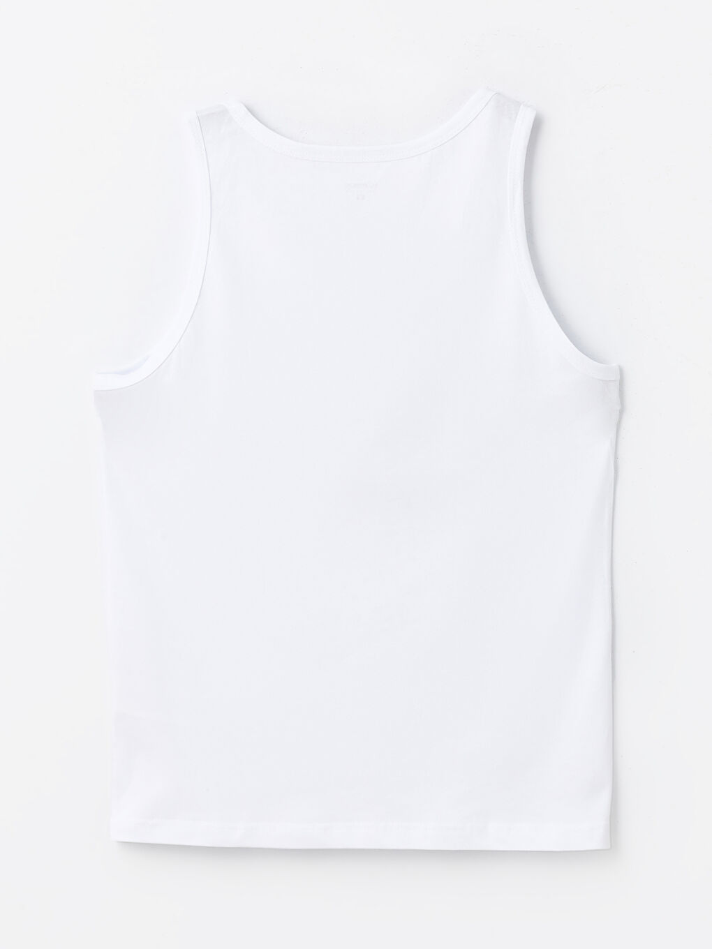 Beyaz U Yaka Basic Pamuklu Erkek Atlet 2'li-2