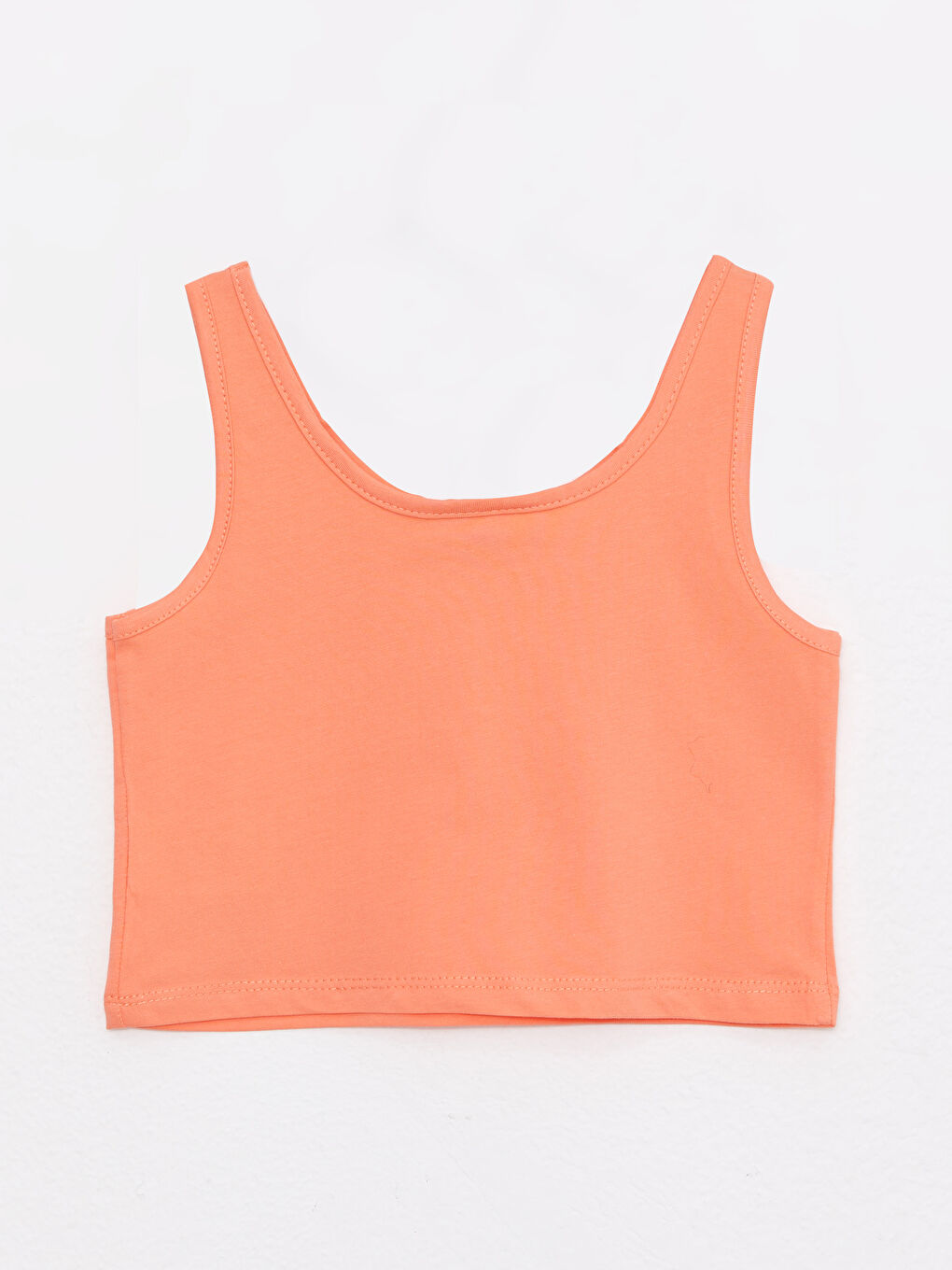 Mercan U Yaka Baskılı Pamuklu Kız Çocuk Atlet 2'li-3