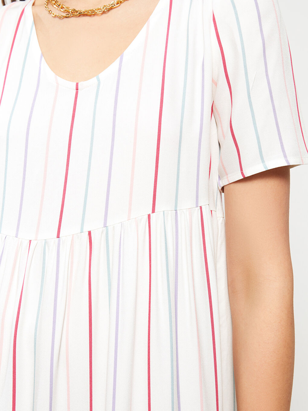 Žena EKRU haljina-3