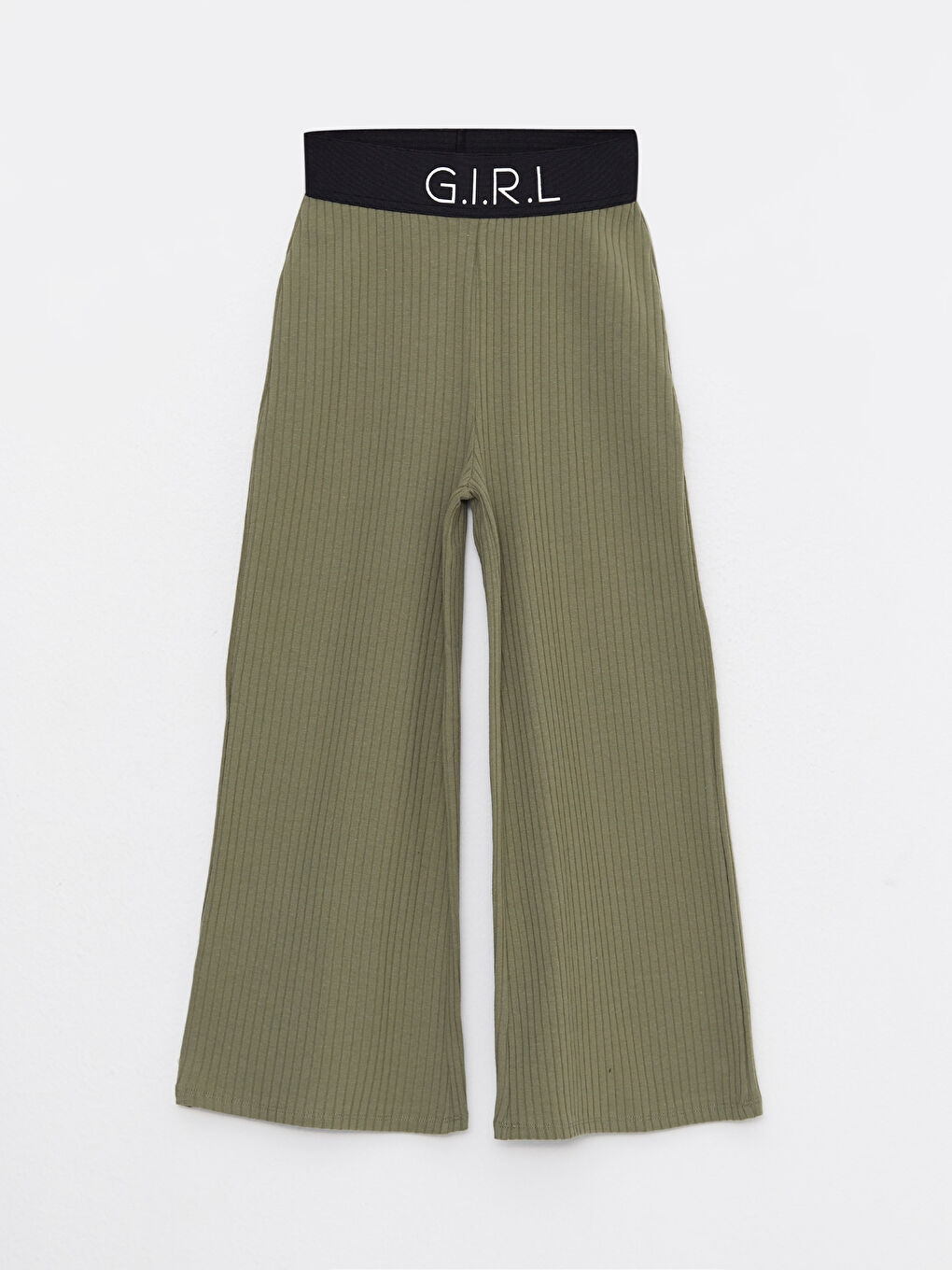 بنطلون رياضي مطبوع بخصر مرن للبنات