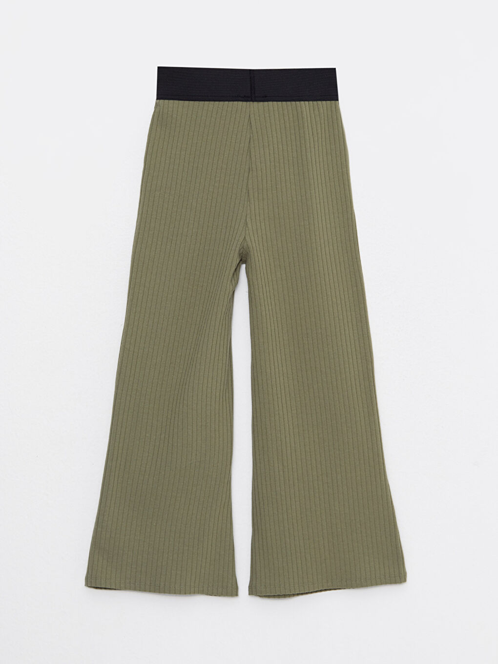 بنطلون رياضي مطبوع بخصر مرن للبنات-1