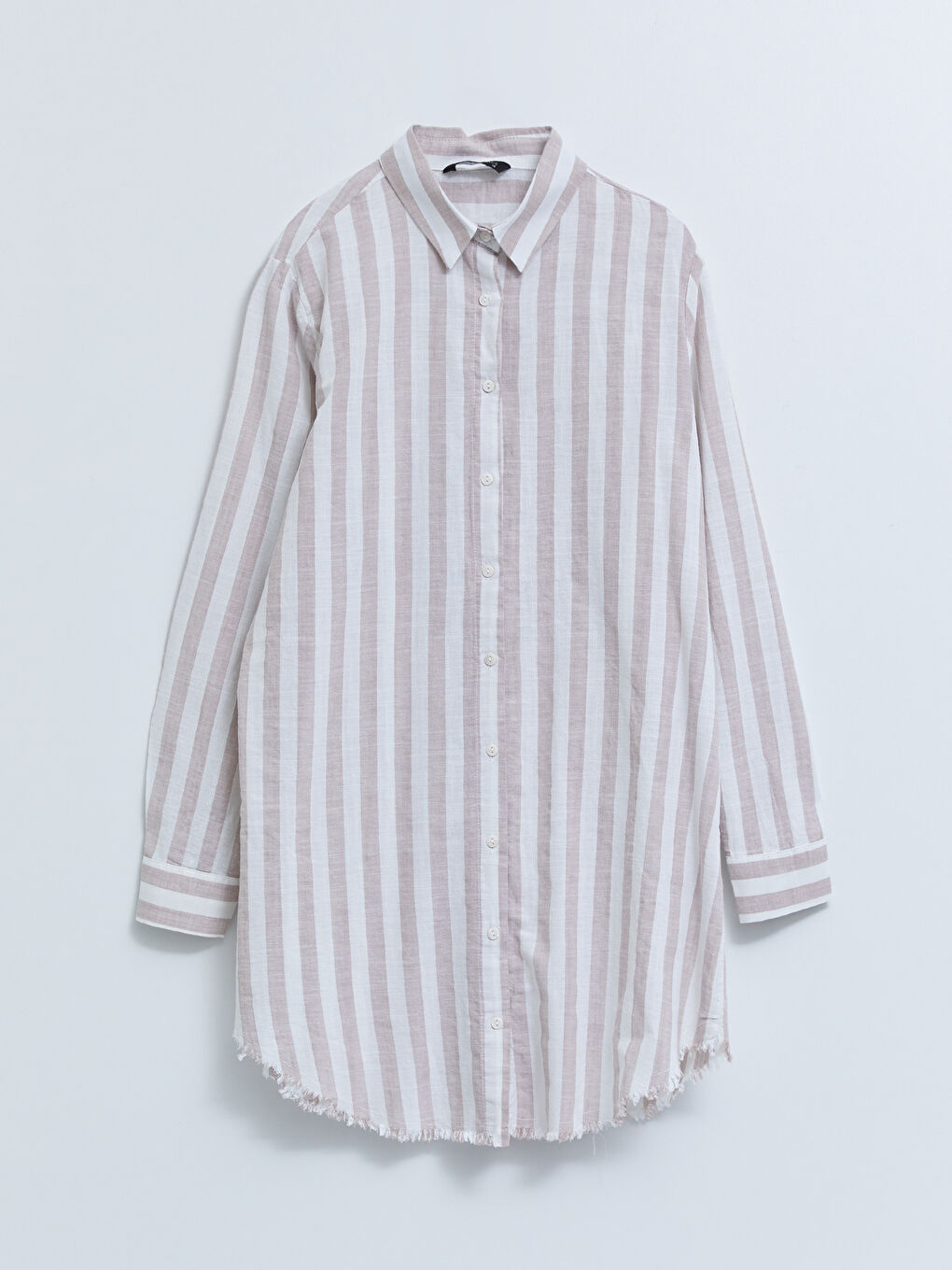 Tunică Cămașă Vărgată pentru Femei-5