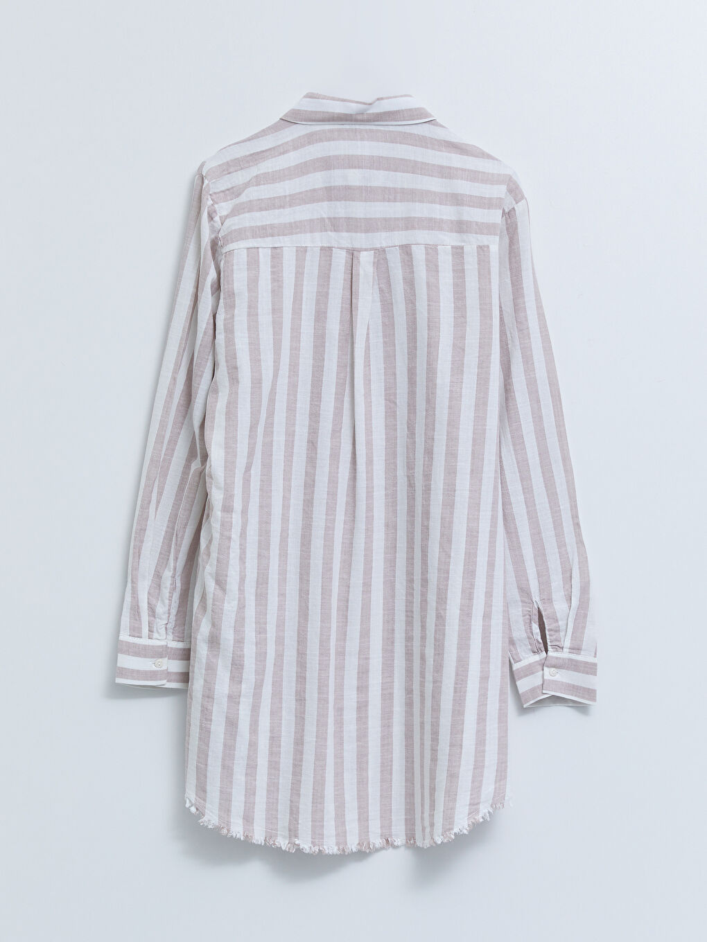 Tunică Cămașă Vărgată pentru Femei-6