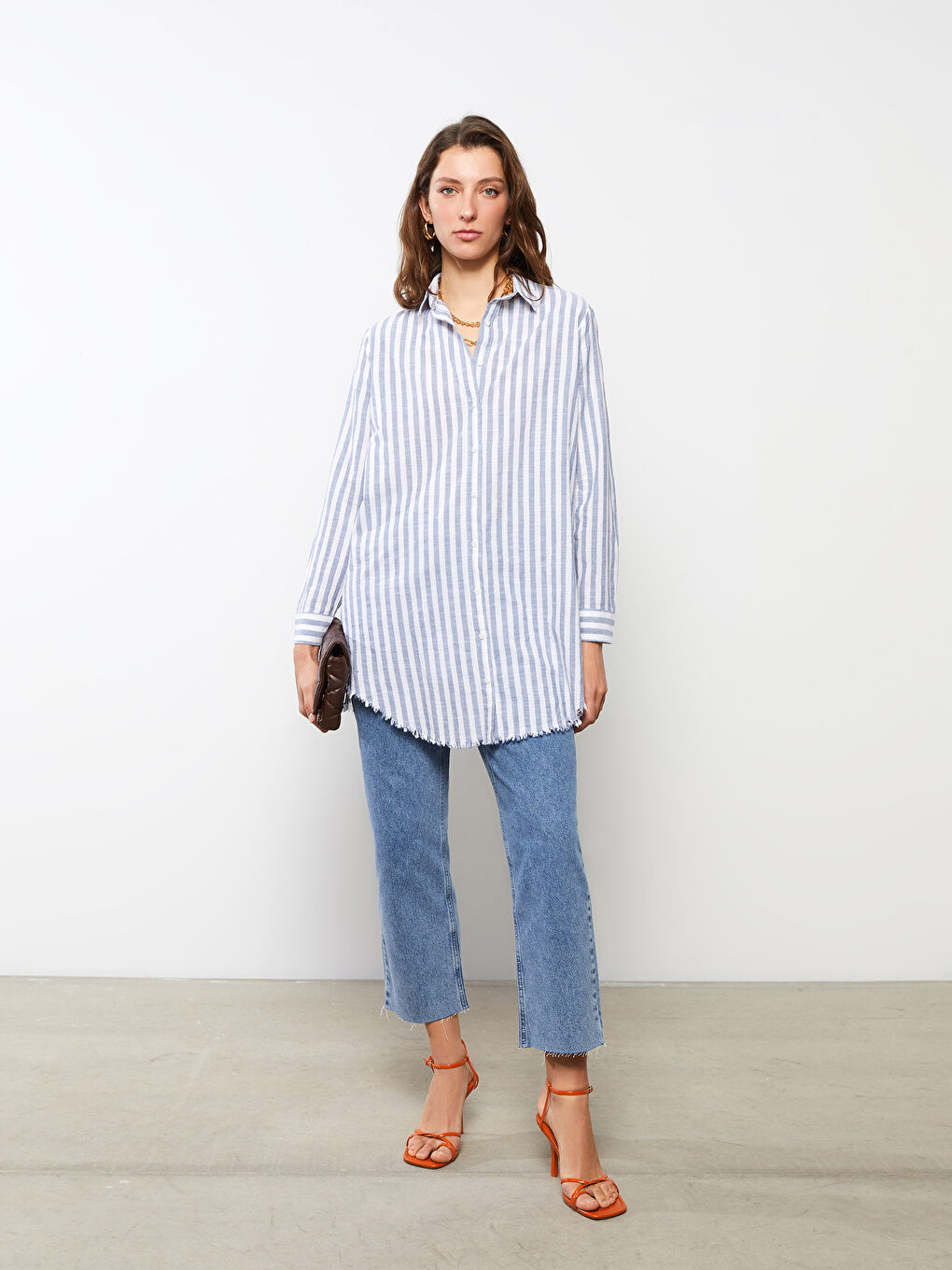 Striped Women's Shirt Tunic