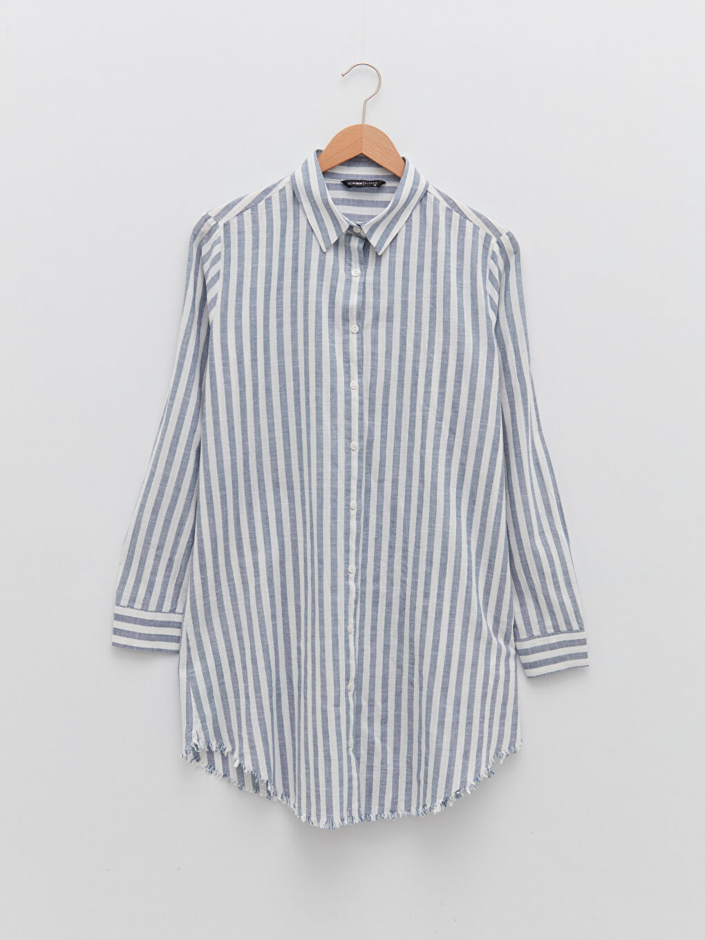 Striped Women's Shirt Tunic-6